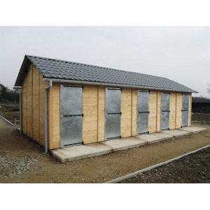 Tôle en acier galvanisé gris anthracite - L. 3 x l. 1,10 m
