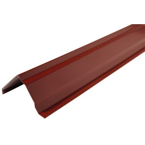 Rive pour plaque imitation tuile rouge 2,3 mètres