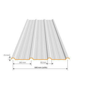 Bac en acier galvanisé vert mousse 2 x 0,9 m
