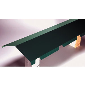 Faîtière crantée pour bac acier - Beige