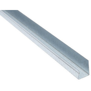 Lisse pour fourrure en acier galvanisé - L. 3 m x l. 20 mm