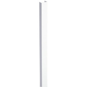 Profil de finition en PVC pour rainures de rive