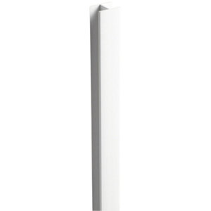 Profil de jonction en H entre 2 planches universelles, PVC - L. 3 m section 40 mm x 30 mm
