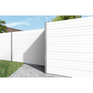 Planche PVC blanc - L. 3,0 m x H. 31,8 cm x Ép. 24 mm