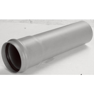 Tube de 4 M en PVC manchonné Diam. 125 mm
