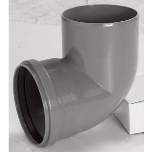 Coude à 87° Diam. 125 M/F. Garantie 2 ans