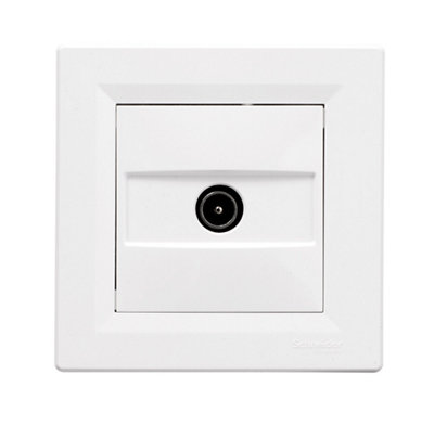 Prise TV simple complète Schneider Electric Asfora - vue 2
