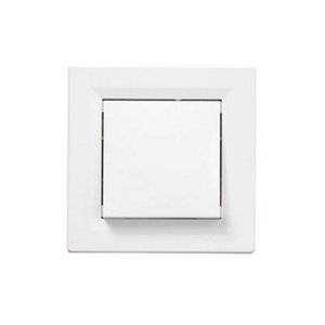 Bouton poussoir "Asfora" blanc