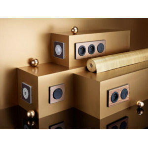 Prise TV "Odace" anthracite résistante aux UV, 45 x 45 mm