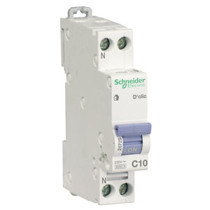 Disjoncteur "Rési9" 10A peignable phase neutre