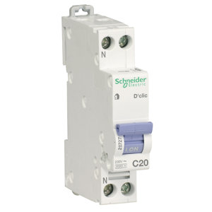 Disjoncteur "Rési9" 20A peignable phase neutre