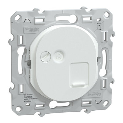 Prise RJ45 cat 6 blindée auto Ovalis Schneider - vue 2