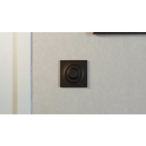 Variateur de lumière universel "Odace" anthracite - Raccordement 2 ou 3 fils