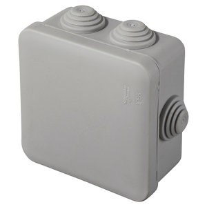 Boîte de dérivation carrée 80 x 80 mm