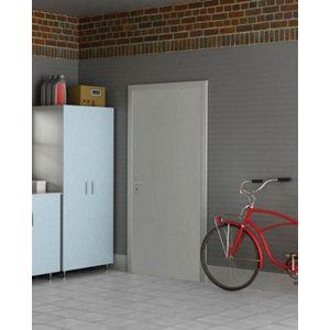 Bloc porte isolant prépeint 83 cm poussant droit