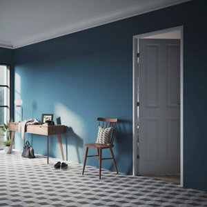 Bloc porte poussant gauche 4 panneaux H. 204 cm x Ep. 4 cm x l. 73 cm 