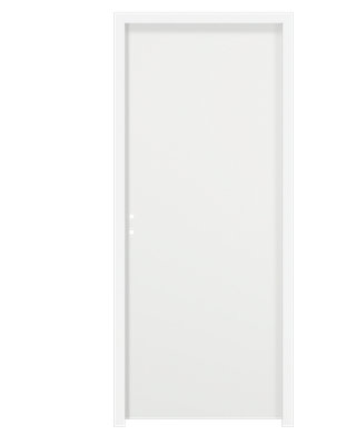 Bloc-porte Intérieur Isoplane Alvéolaire 204 Cm X 83 Cm, Ep. 4 Cm Blanc, Gauche