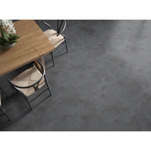 Plinthe grès cérame émaillé 7,2 X 60,5 cm "TIKA" gris