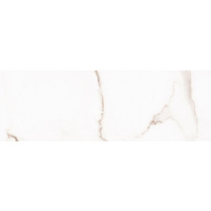 Carrelage murale effet marbre blanc TOULOUSE ORO - 20 x 60 cm