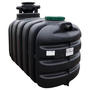 Récupérateur d'eau enterré en polyéthylène haute densité, de 3500 L