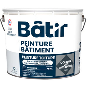 Peinture toiture Anthracite 10 L