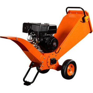 Broyeur thermique 420 cm3 coupe branchages 10 cm avec roues