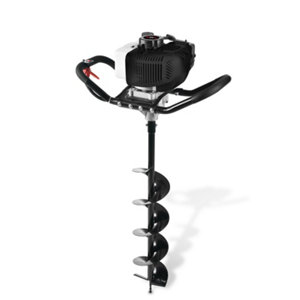 Tarière thermique de 52 cm³  + 3 mèches Ø100/150/200 mm