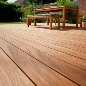 Lame de terrasse bois exotique classe 4 OSANGA - 2700 x 145 x 21 mm