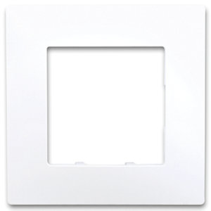 Plaque simple "Delta Viva" blanche