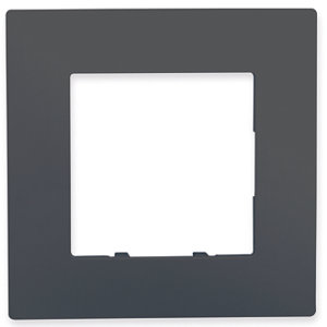 Plaque simple anthracite "Delta Viva"