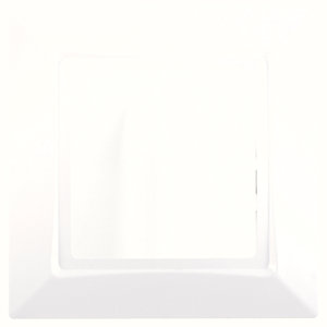 Sortie de câble + plaque "DELTA ONE" blanc