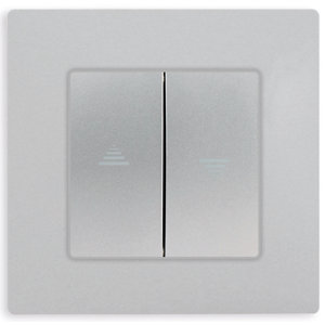 Interrupteur volet roulant à clipser "Delta One" blanc