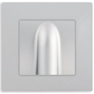 Sortie de câble à clipser silver "Delta Viva"