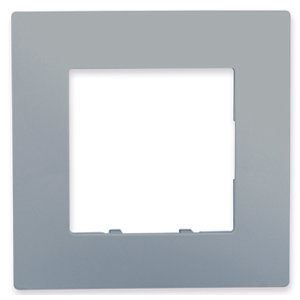 Plaque simple silver "Delta Viva"