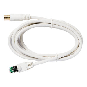 Cordon RJ45 fiche IEC-TV grade 3, L. 2M