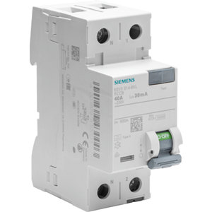 Interrupteur différentiel 30 mA 40A type A.