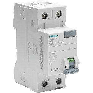 Interrupteur différentiel 30 mA 63A type AC.