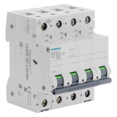 Disjoncteur tetrapolaire Courbe C Siemens Disjoncteur Unité Rectangulaire