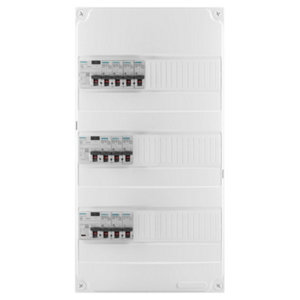 Tableau pré-équipé 3R 52 modules 3ID 10 disjoncteurs blanc