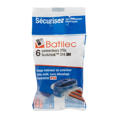 6 connecteurs Scotchlok IPX8 Batilec - vue 1