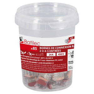 Pot mixte de 85 bornes transparent automatiques