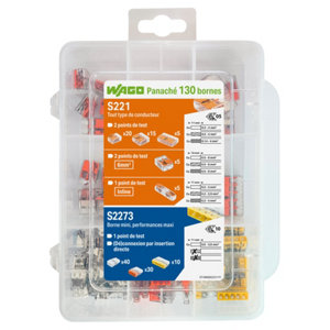 Mallette 130 bornes connexion électrique s221 et s2273