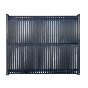 Kit occultation pour grillage rigide gris 7016 - 1,53 x 2 m
