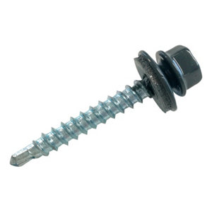 Kit de fixation pour tuile repositionnable, 50 vis autoperceuses RAL 7016 Ø 4,9 L. 35mm
