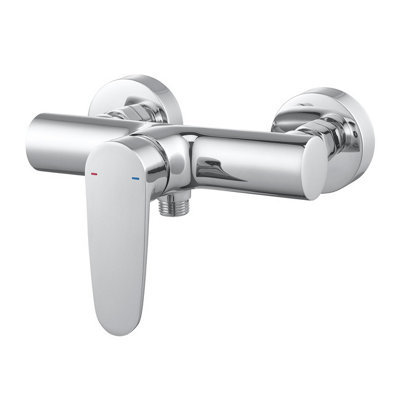 Mitigeur de douche mécanique chromé GoodHome Cavally - vue 1