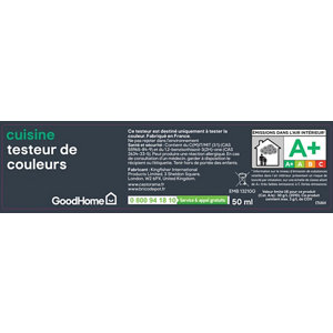 Testeur peinture cuisine acrylique mat gris Brooklyn 50 ml