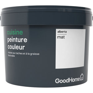 Peinture cuisine acrylique mat blanc Alberta2,5 l