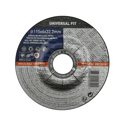 Disque de meulage métal 115x6x22 2 mm Universel fit - vue 2