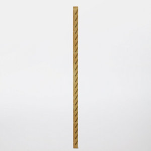 Lot de 2 demi-poteaux bois persiennes classe 4 "Lemhi" - H. 2,40 m. Section : 90 mm x 45 mm