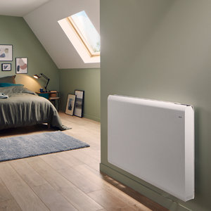 Radiateur électrique à inertie fluide Iriya blanc 1800 W